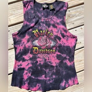 Women’s Harley Davidson Tie-Dye Tank Top Size Medium